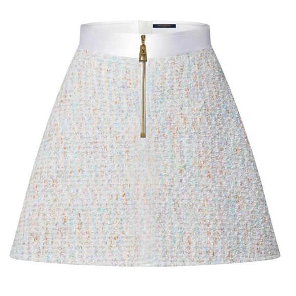 Louis Vuitton (2023 Summer RUNWAY) Tweed Stardust Skirt - Picture 8 of 10
